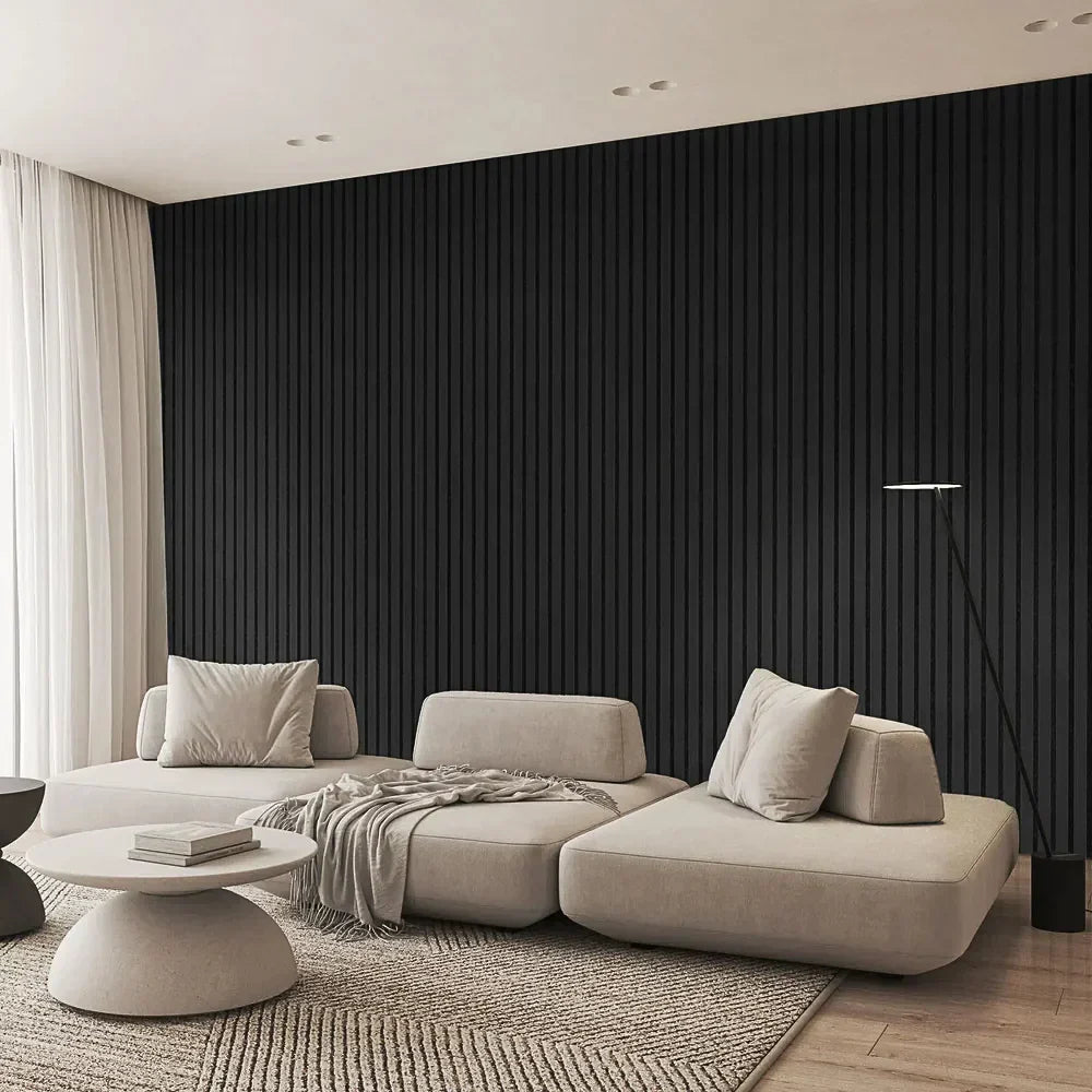 Flexible Acoustic Slat Panel – 270 × 110 cm